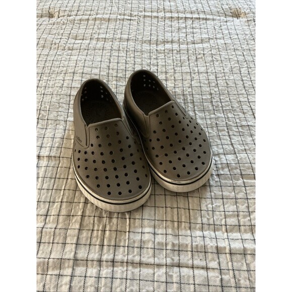 Native Kids Rubber Shoes C7 Clay Color Slip On Toddler - Picture 1 of 7